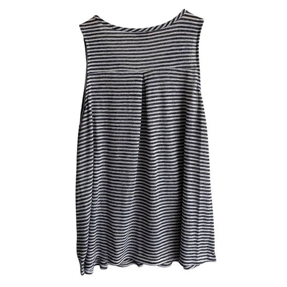 Torrid White Blue Striped Nautical Coastal Sleeveless Tank Top Blouse Women's 4 - Picture 5 of 7